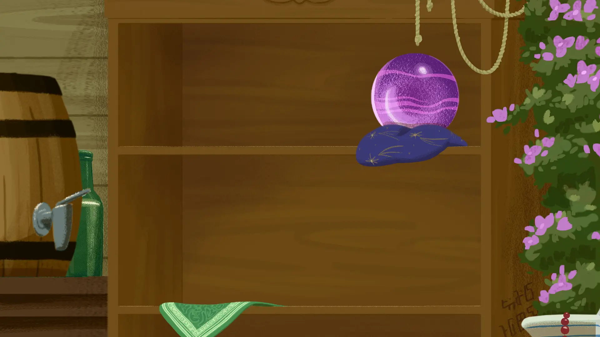 Bookshelf background